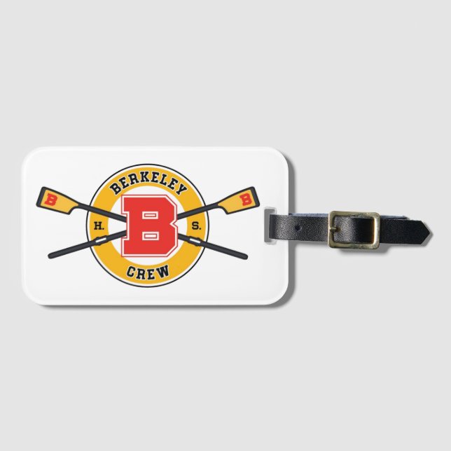 Étiquette À Bagage BHS Crew - Logo Luggage Tag (Devant Horizontal)