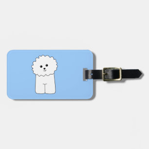 Étiquette À Bagage Bichon Frise.
