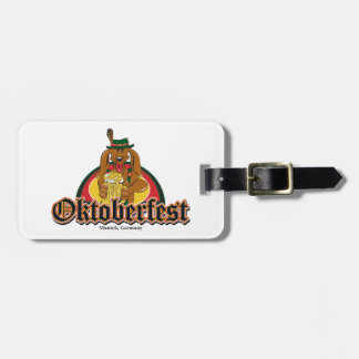 Étiquette À Bagage Bière Dachshund Oktoberfest