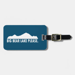 Étiquette À Bagage Big Bear Lake Californie