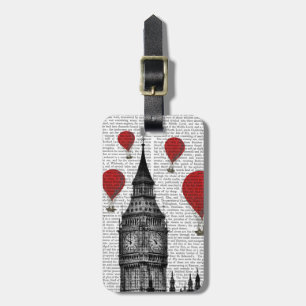 Étiquette À Bagage Big Ben et Red Hot Air