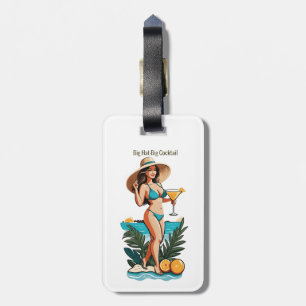Étiquette À Bagage Bikini Babe Big Casquette - Big Cocktail Thunder_C