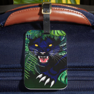 Étiquette À Bagage Black Panther Spirit of the Jungle
