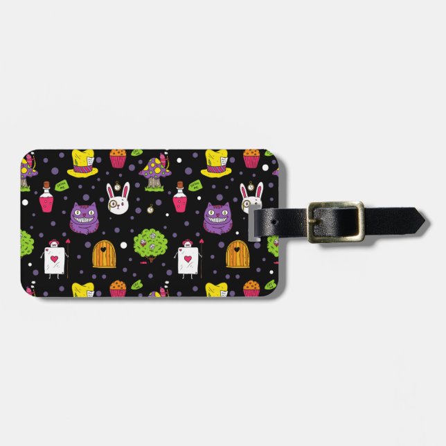 Étiquette À Bagage Black Wonderland (Devant horizontal)