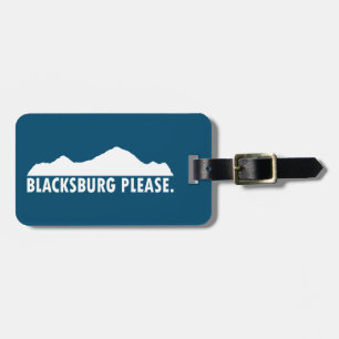 Étiquette À Bagage Blacksburg S'il vous plaît