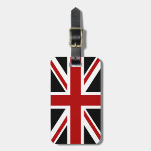 Étiquette À Bagage Blanc rouge de noir de drapeau de l'Angleterre