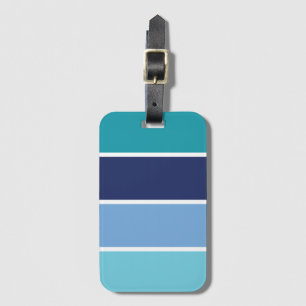 Étiquette À Bagage Bleu