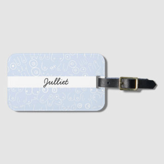 Étiquette À Bagage bleu baby shower
