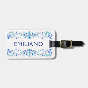 Étiquette À Bagage Bleu de Fiesta