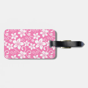 ÉTIQUETTE À BAGAGE BLEU HAWAII (ROSE DE BUBBLEGUM)