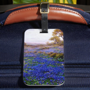 Étiquette À Bagage Bluebonnets à Twilight, au nord de San Antonio
