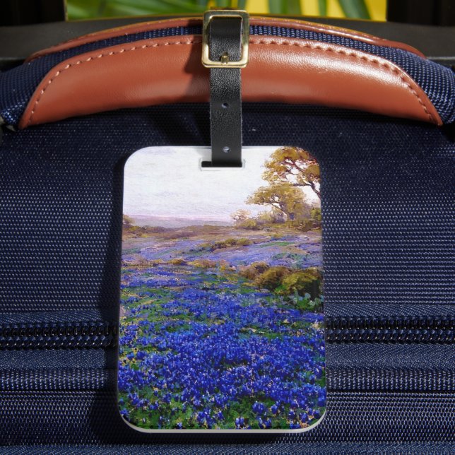 Étiquette À Bagage Bluebonnets à Twilight, au nord de San Antonio (Insitu Rectoal 2)