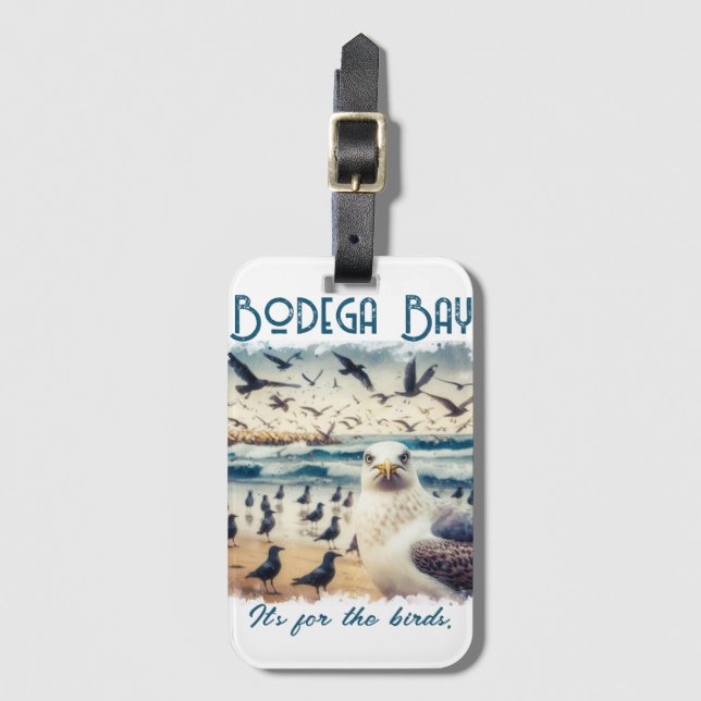 Étiquette À Bagage Bodega Bay California Souvenir Cadeau (Devant Vertical)