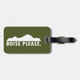 Étiquette À Bagage Boise S'Il Vous Plaît