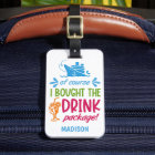 Boissons de croisière de nom personnalisé