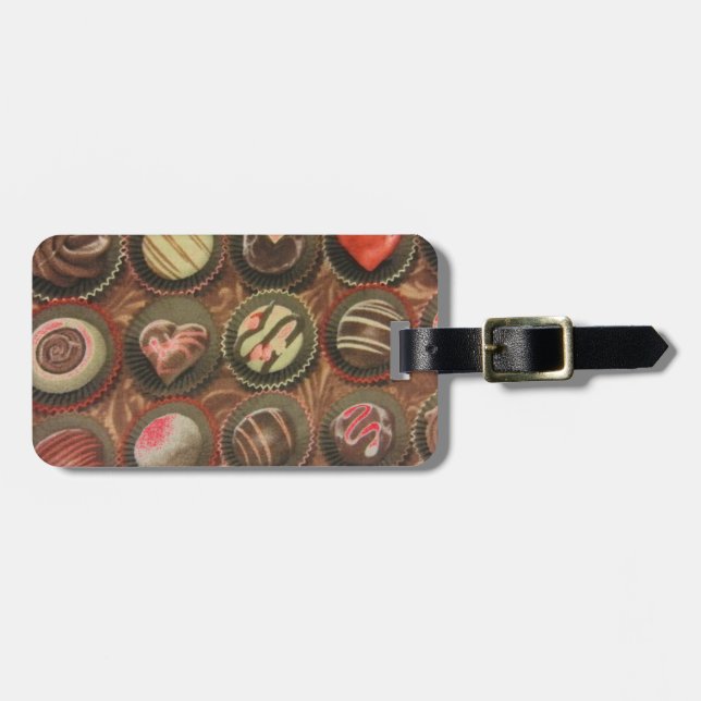 Étiquette À Bagage Boîte à chocolat (Devant horizontal)