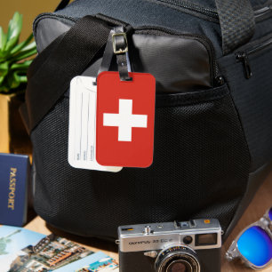 Étiquette À Bagage Boitier de téléphone indicateur Suisse