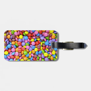 Étiquette À Bagage Bonbons colorés
