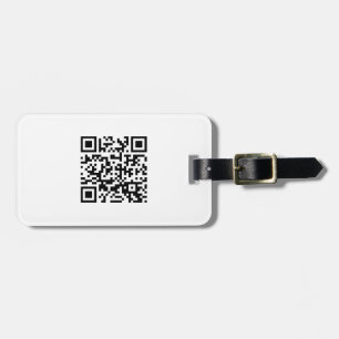 Étiquette À Bagage Bonne année ! -- Code de QR