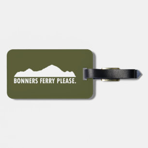 Étiquette À Bagage Bonners Ferry Idaho S'Il Vous Plaît