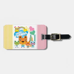 Étiquette À Bagage Bons amis d'animaux