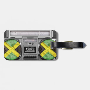 Étiquette À Bagage Boombox Jamaïque