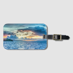 Étiquette À Bagage Bora Bora coucher de soleil