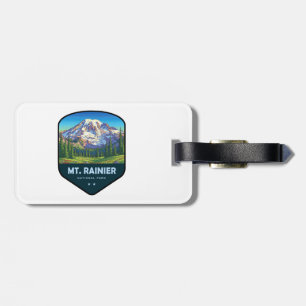 Étiquette À Bagage Bouclier du Parc National du Mont Rainier