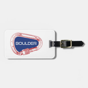 Étiquette À Bagage Boulder Colorado Escalade Carabiner