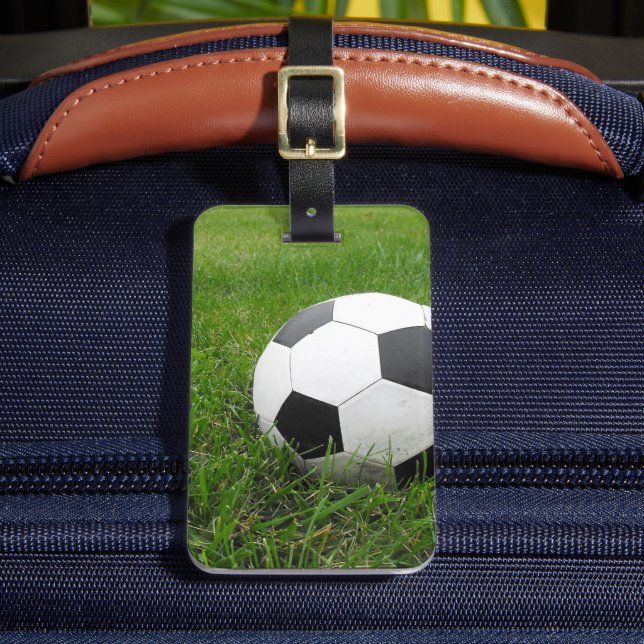 Étiquette À Bagage Boule de football en herbe (Insitu Rectoal 2)