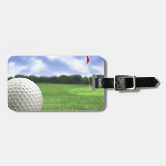 Étiquette À Bagage Boule de golf 4 (Devant horizontal)