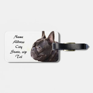 Étiquette À Bagage Bouledogue français