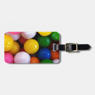 Étiquette À Bagage Boules de gomme arc-en-ciel