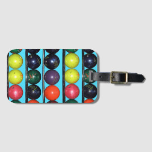 Étiquette À Bagage Bowling Blitz