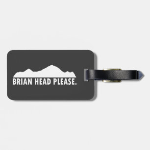 Étiquette À Bagage Brian Head Utah S'Il Vous Plaît