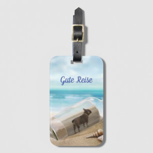 Étiquette À Bagage Bulldog français