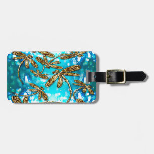 Étiquette À Bagage Bulles Flit Dragonfly