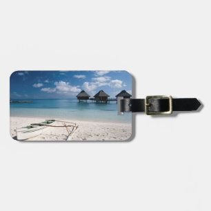 Étiquette À Bagage Bungalows sur la plage Motu Toopua