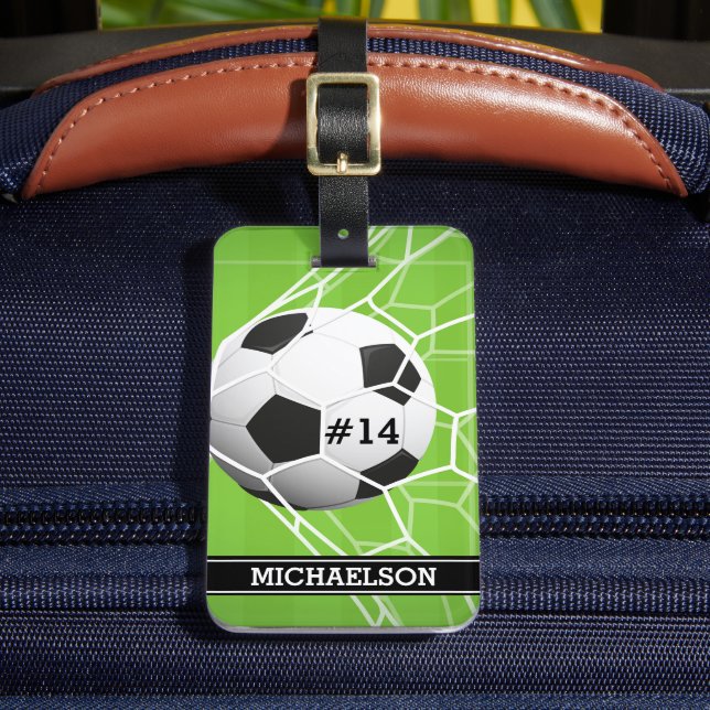 Étiquette À Bagage BUT DU Bal DE Football (Insitu Rectoal 2)