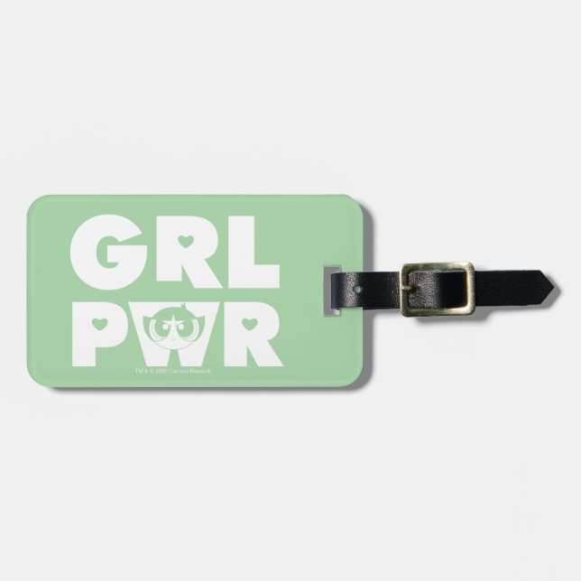 Étiquette À Bagage Buttercup : Girl power (Devant horizontal)
