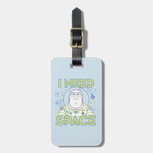 Étiquette À Bagage Buzz Lightyear "J'ai besoin d'espace"