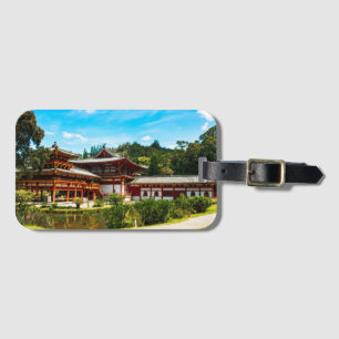 Étiquette À Bagage Byodo-Dans le temple