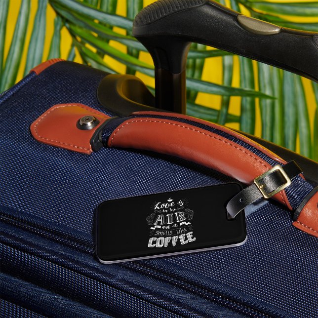 Étiquette À Bagage Ça sent le café  (Créateur téléchargé)