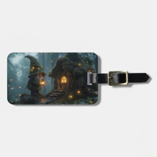 Étiquette À Bagage Cabane de gnome enchantée au clair de lune : Fanta