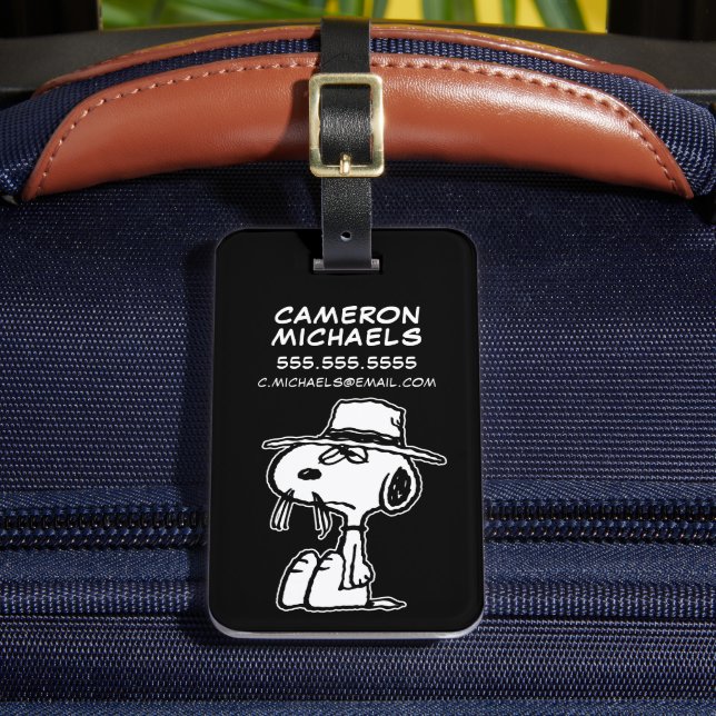 Étiquette À Bagage cacahuètes | C'est le Frère Spike de Snoopy (Insitu Rectoal 2)