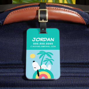 Étiquette À Bagage cacahuètes Snoopy Deco Dreams Club Paradiso