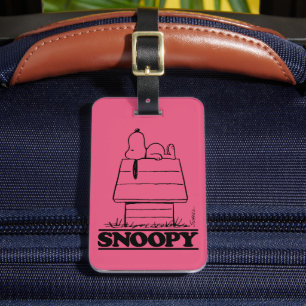 Étiquette À Bagage cacahuètes   Snoopy Le Secret À La Vie