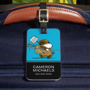 Étiquette À Bagage cacahuètes Snoopy Snow Warrior