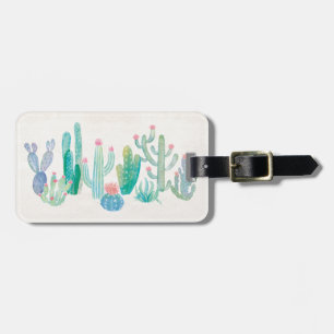 Étiquette À Bagage Cactus de Bohème