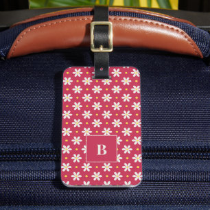 Étiquette À Bagage Cadeau de voyage personnalisé pour femmes Daisy pe